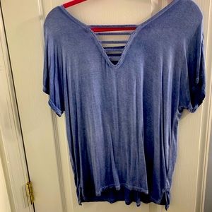 Blue cozy tee